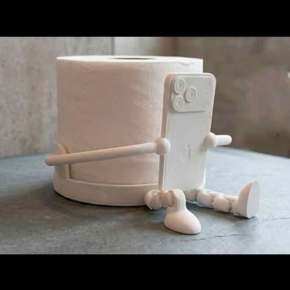 3D Printed Character Toilet Paper Holder